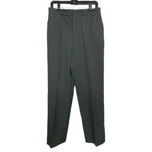 Vintage‎ 60s Military Green Wool Pleated Uniform Dress Pants AG-44 Sz 31x34